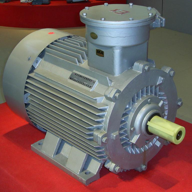 YBE2-315M-4防爆电机45°角实拍